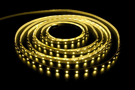 60 LED 3528 WY лента 12V,4.8W метр 8mm