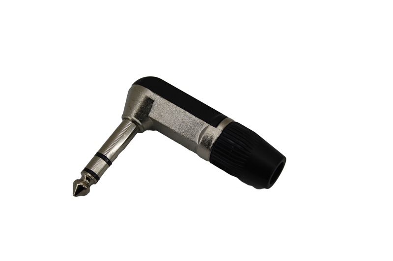 Разъем JACK 6,3 stereo угловой