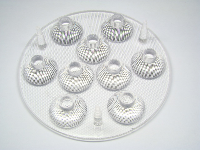 Блок линз круглый 9x 30гр Emitter (95x12.8)