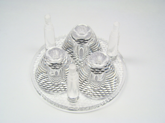 Блок линз круглый 3x 35-70гр Emitter (50x29)