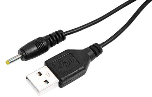 шнур USB-AM штекер 2.5x0.7 1м
