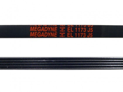 Ремень 1173 J5 EL Rubber black / gray