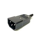 Вилка сетевая папа 3pin 250V 10A