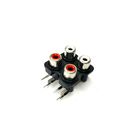 Гнездо 4xRCA на плату 