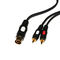 шнур 5DIN папа 2xRCA папа 17-2512-4