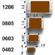 120 pF  0805 Конденсатор SMD