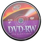 DVD+RW диск 4.7GB  4x