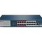 PoE-коммутатор DS-S1816P(B) 17 портовый 16-PoE , 1-SFP