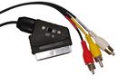 шнур  SCART-3xRCA 1.5м