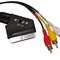 шнур  SCART-3xRCA 1.5м