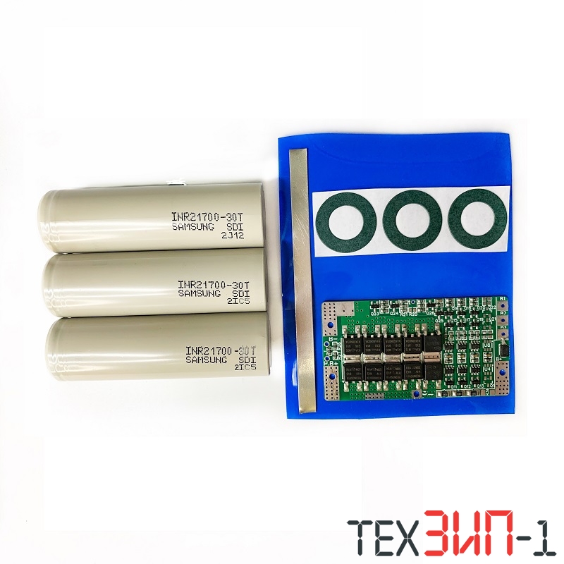 Комплект для сборки АКБ для шуруповерта Тип1 (12V,3000mAh) Li-ion