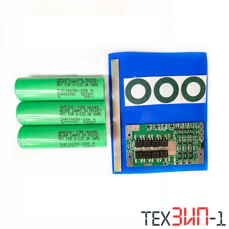 Комплект для сборки АКБ для шуруповерта Тип3 (12V,2500mAh) Li-ion
