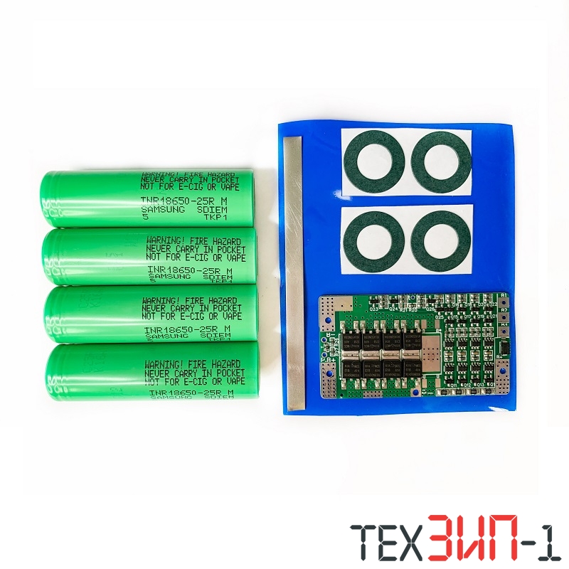 Комплект для сборки АКБ для шуруповерта Тип7 (14,4V,2500mAh) Li-ion