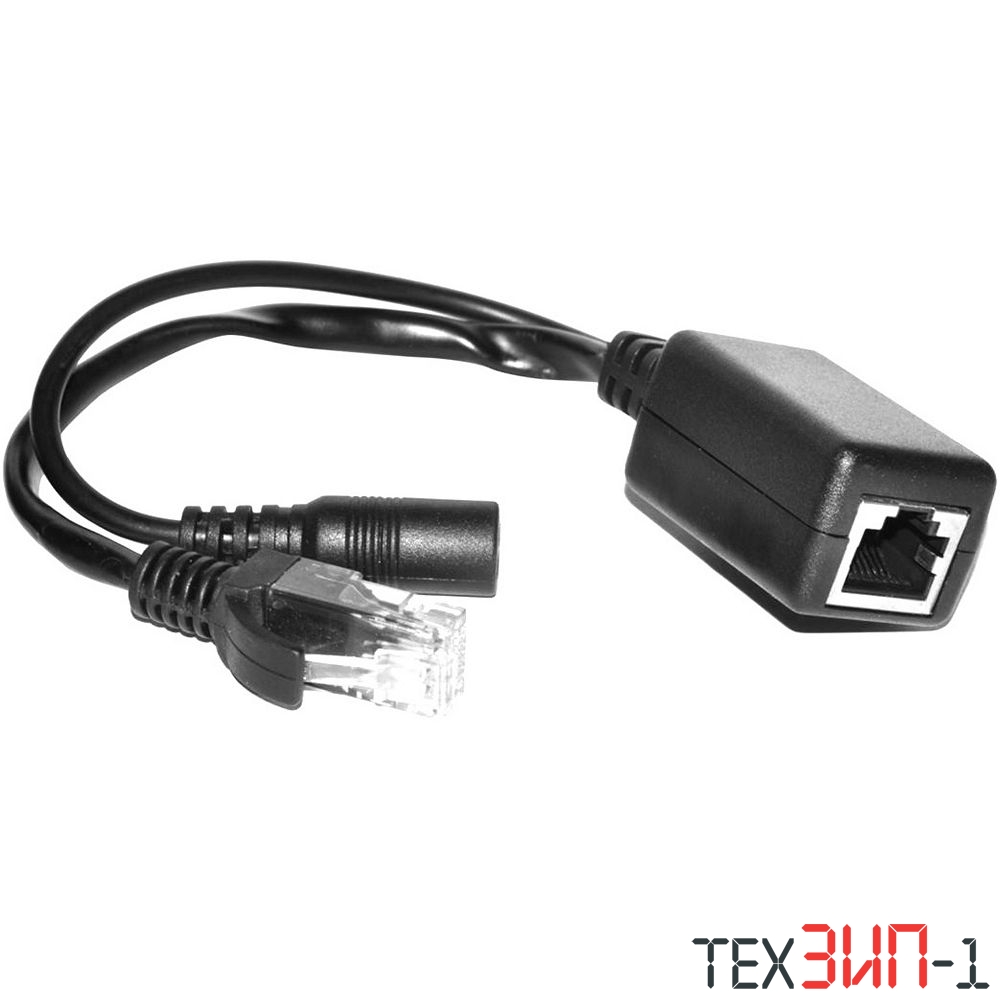 PoE-инжектор 1ch rj-45 dc 5,5x2,1 12-57V