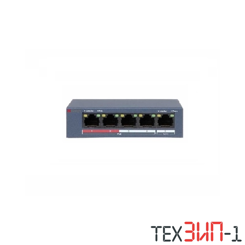 PoE-Коммутатор DS-S504P - 5 портовый 4-POE