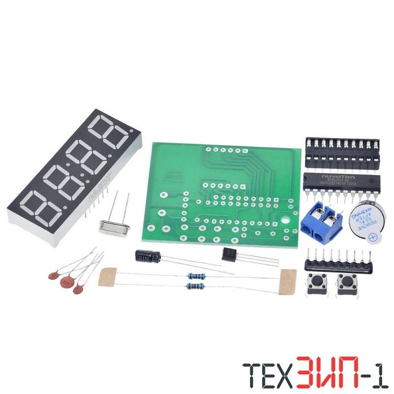 Набор для сборки электронных часов на AT89C2051