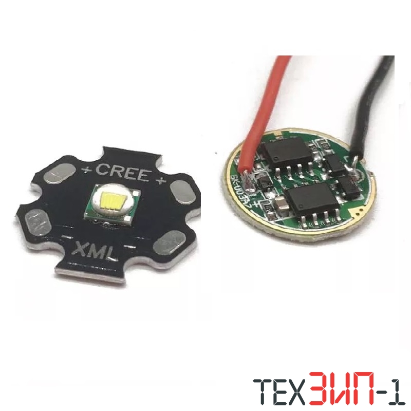 Cree XM-L T6 10W c с драйвером 5 режимов