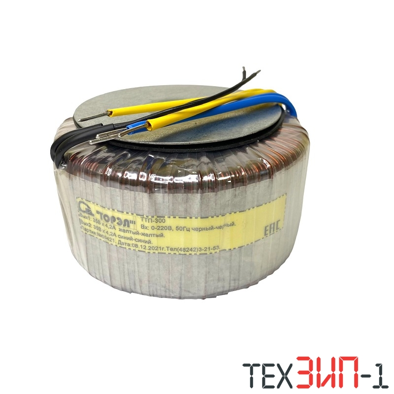 Трансформатор тороидальный 2x35V 300W 220V