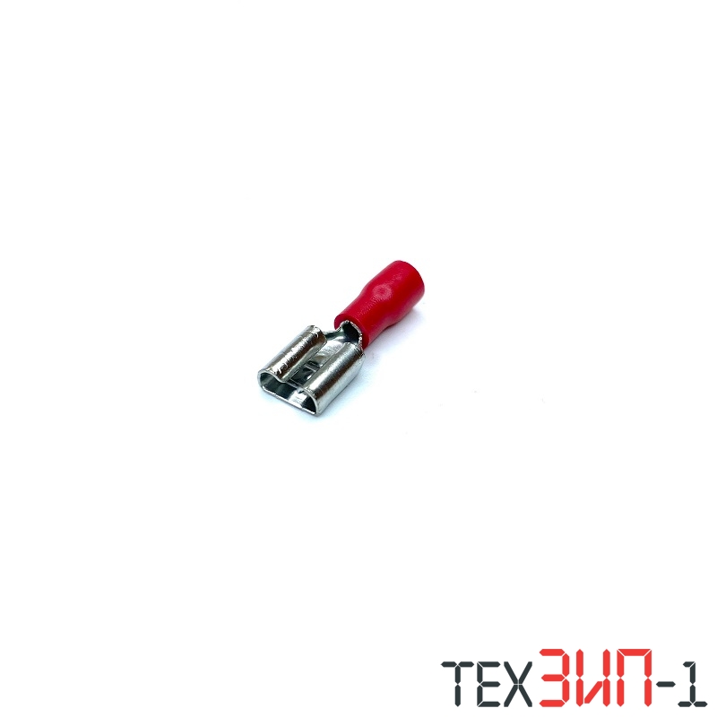 6.3 плоская изолированная красная