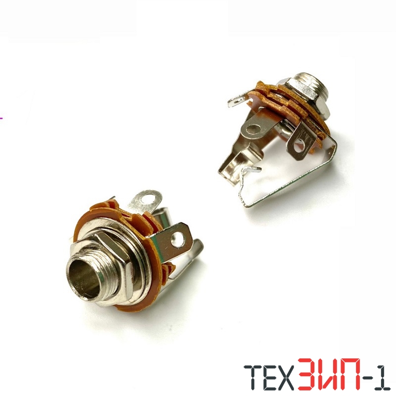 Гнездо 6.3 JACK stereo на корпус