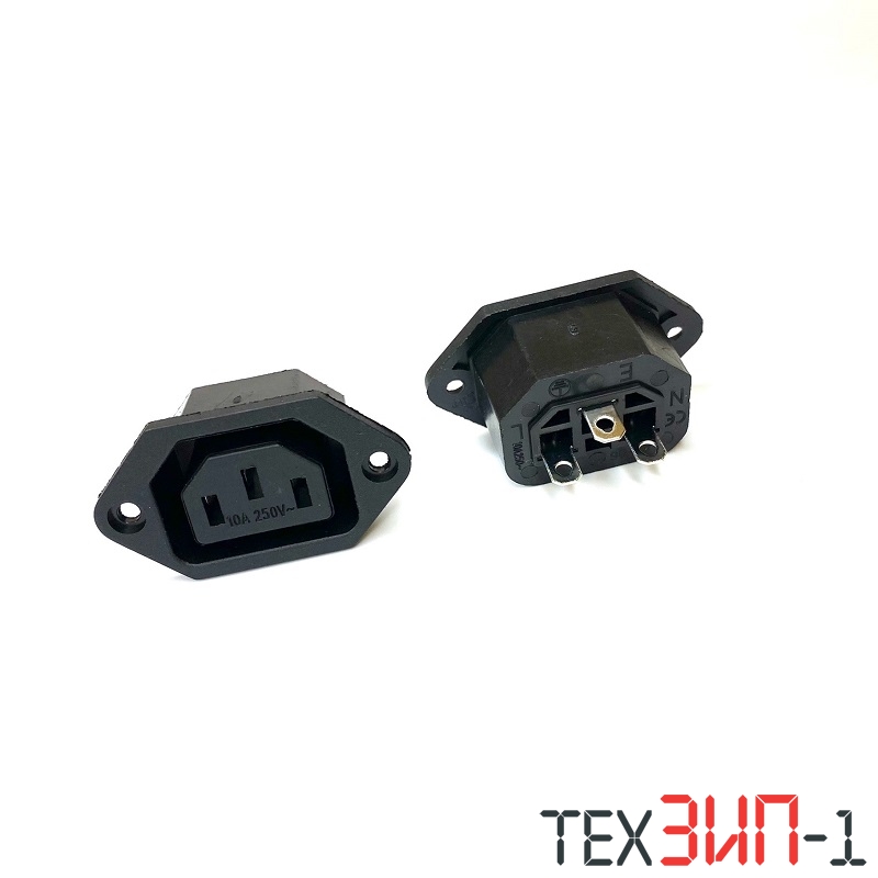 Гнездо сетевое мама 3pin 250V 10A