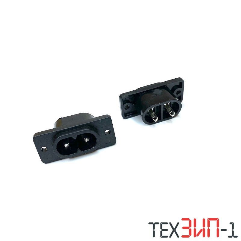 Гнездо сетевое папа"8" 2pin 250V 6A