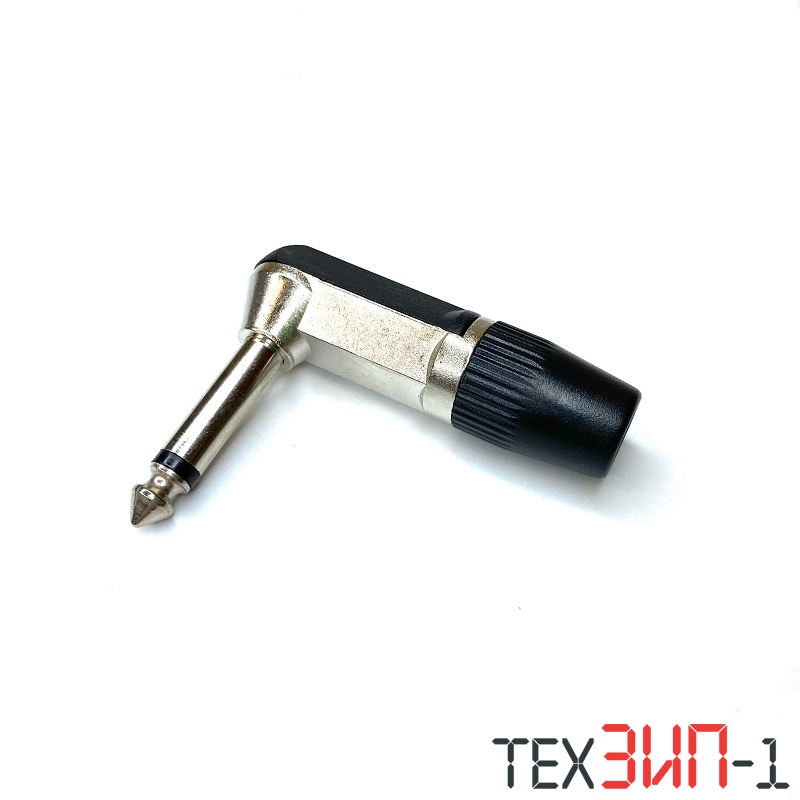 Разъем JACK 6,3 mono угловой