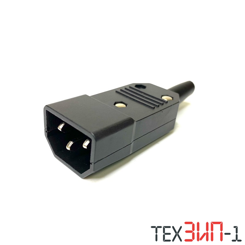 Вилка сетевая папа 3pin 250V 10A