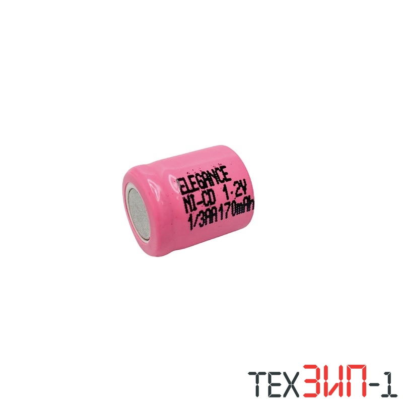 1/3AA170 (1.2V,170mAh) 16.5x14.1mm Ni-CD Аккумулятор