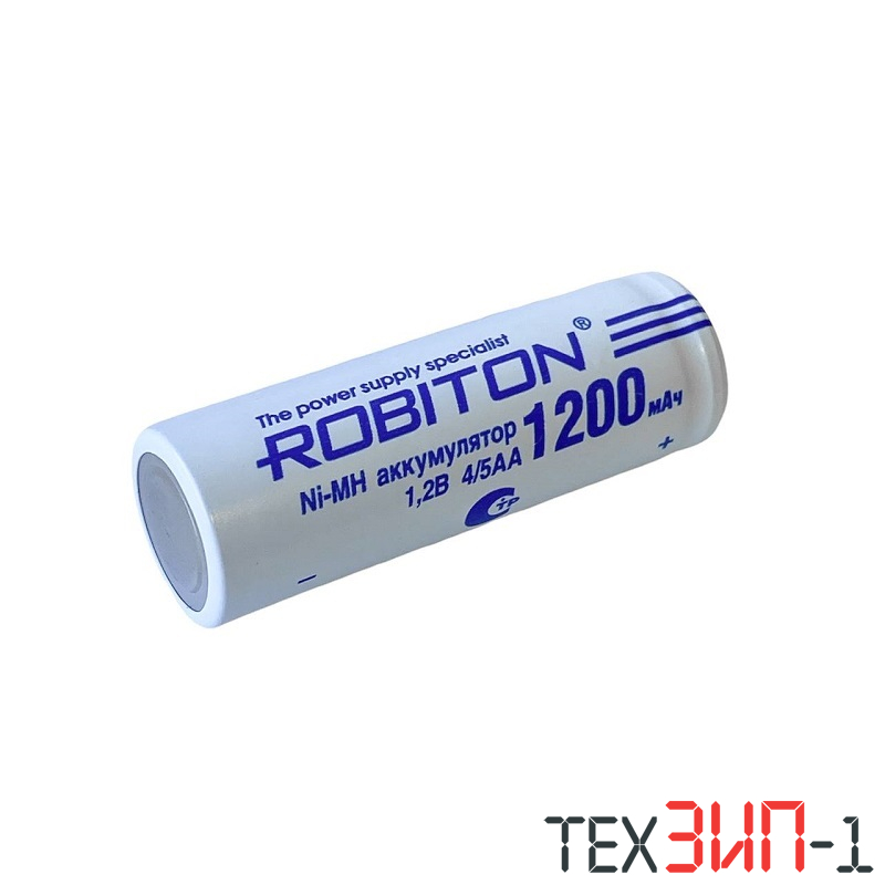 4/5AA1200 (1.2V,1200mAh) 42.8x14.1mm Ni-MH промышл. Аккумулятор