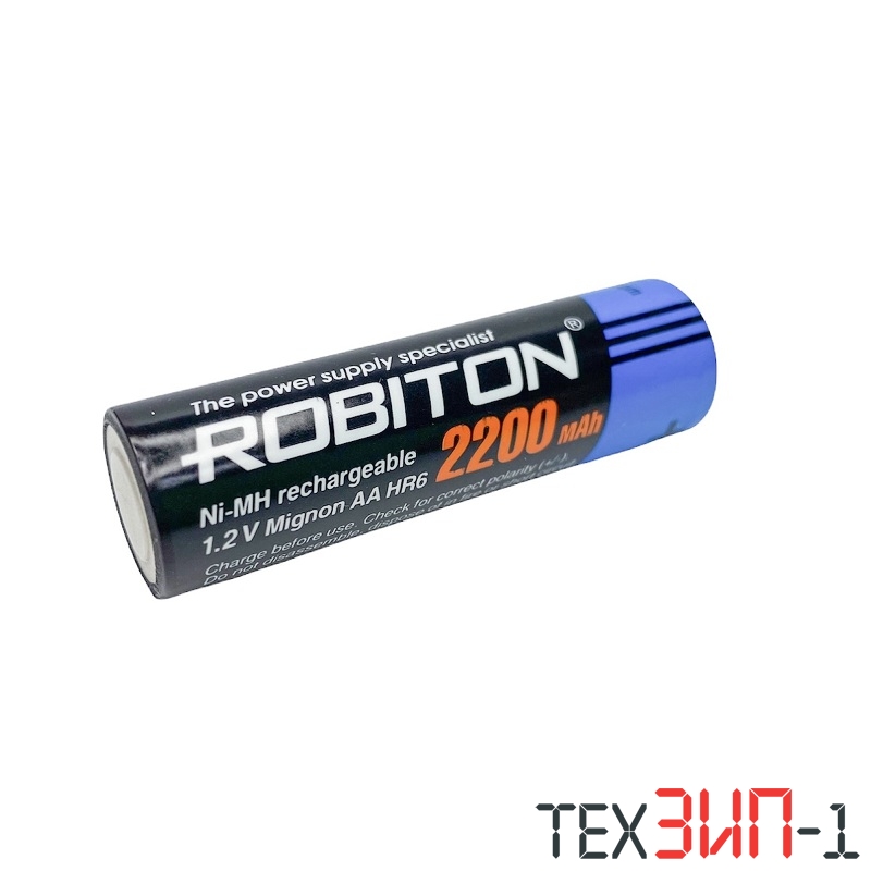 AA2200 (1.2V,2150mAh) 49.0x14.1mm NI-MH ROBITON Аккумулятор