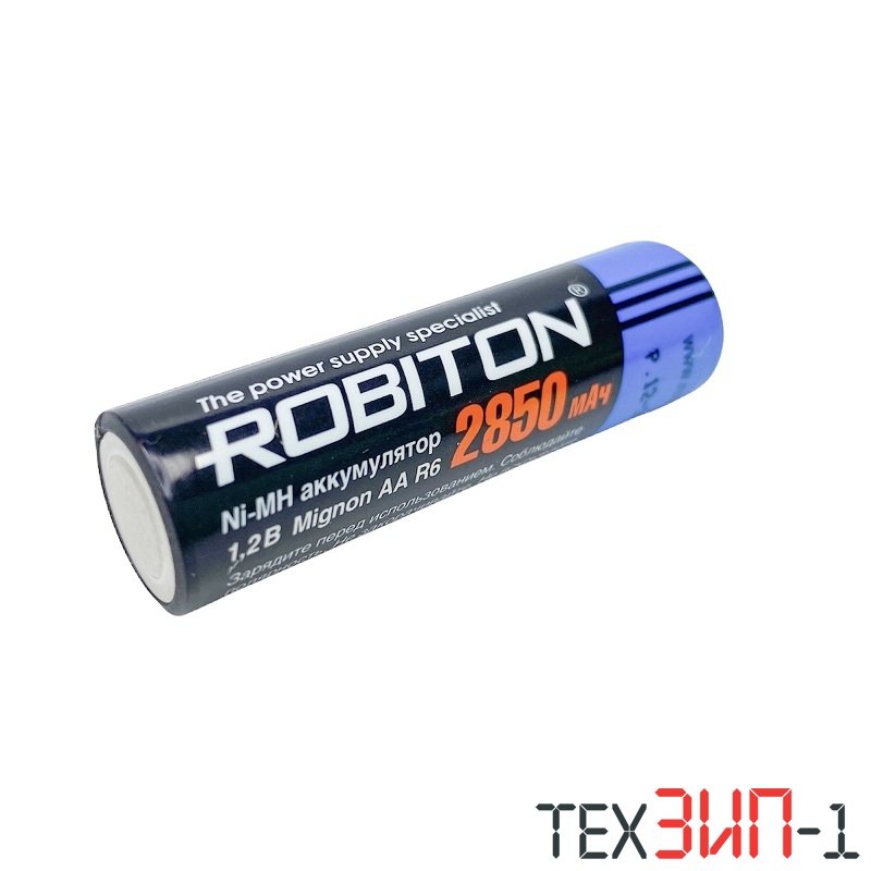 AA2850 (1.2V,2800mAh) 49.0x14.1mm NI-MH ROBITON Аккумулятор
