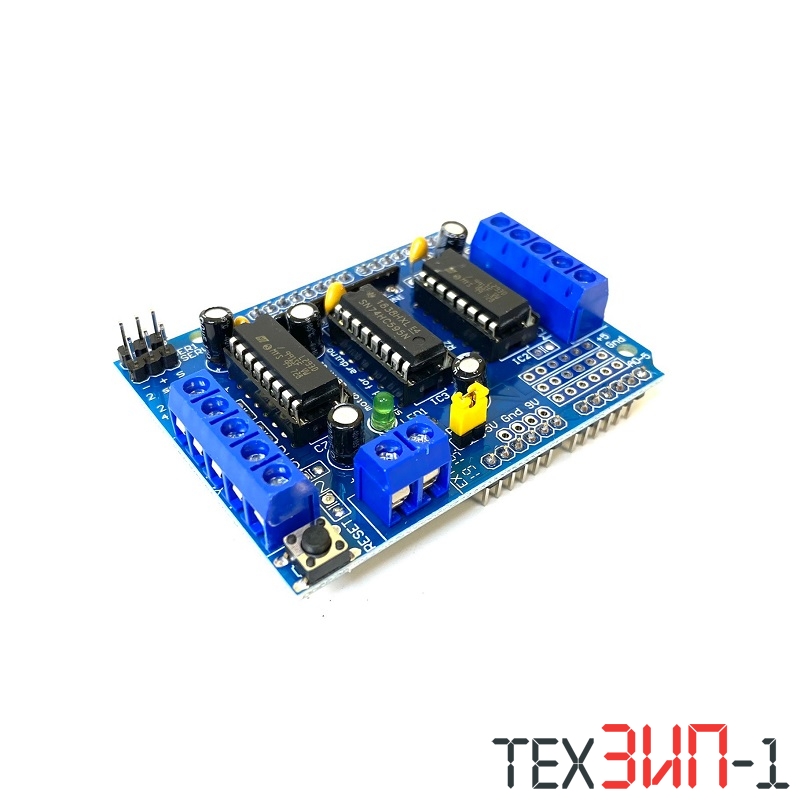 Драйвер для шагового двигателя на L293D Motor Drive Shield