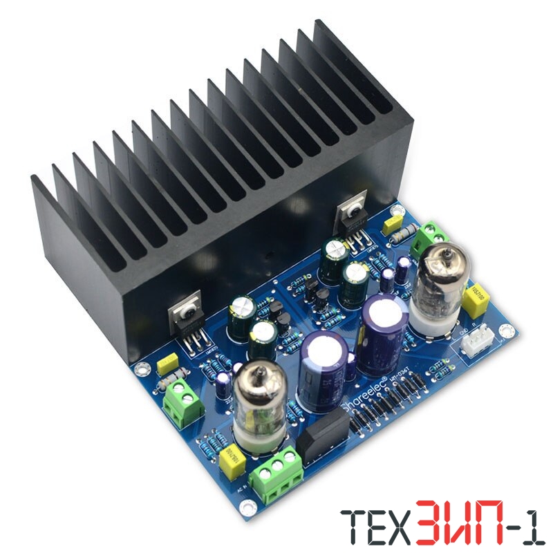 Усилитель 2x25вт LM1875 + 6J1