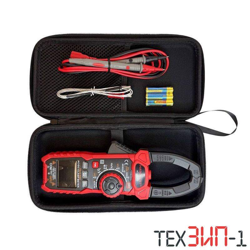 Клещи токовые HT208D AC/DC
