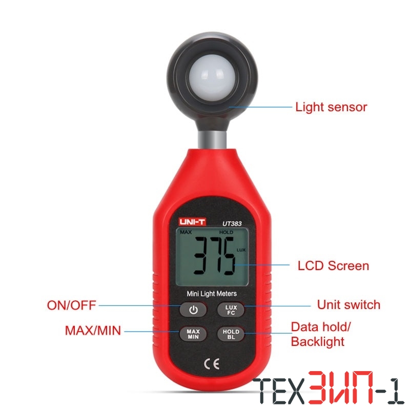 Люксометр UNI-T UT383
