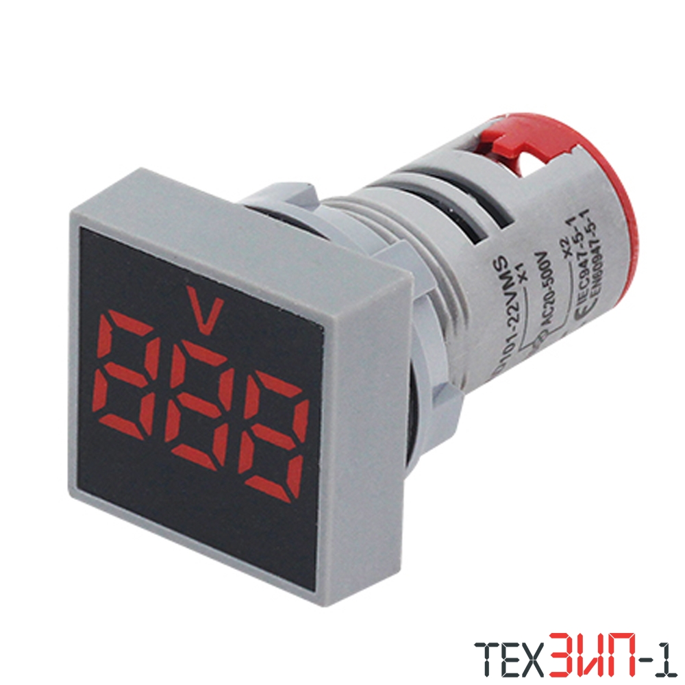 Вольтметр квадратный щитовой 20-500v