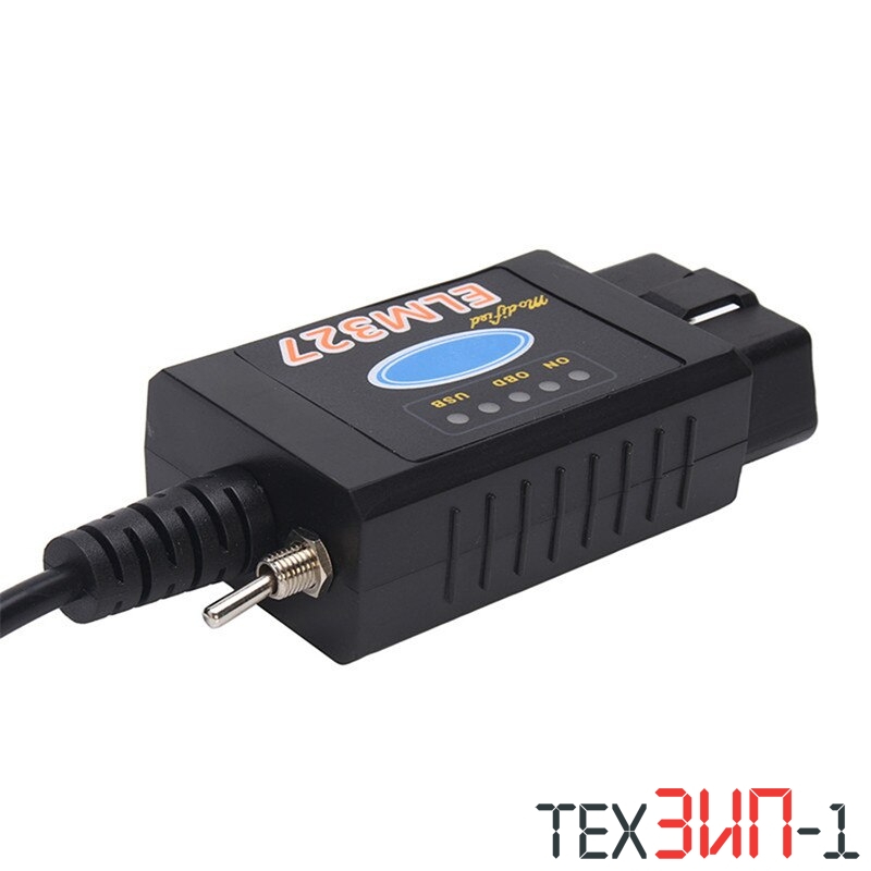 ELM327 USB с CAN-переключателем