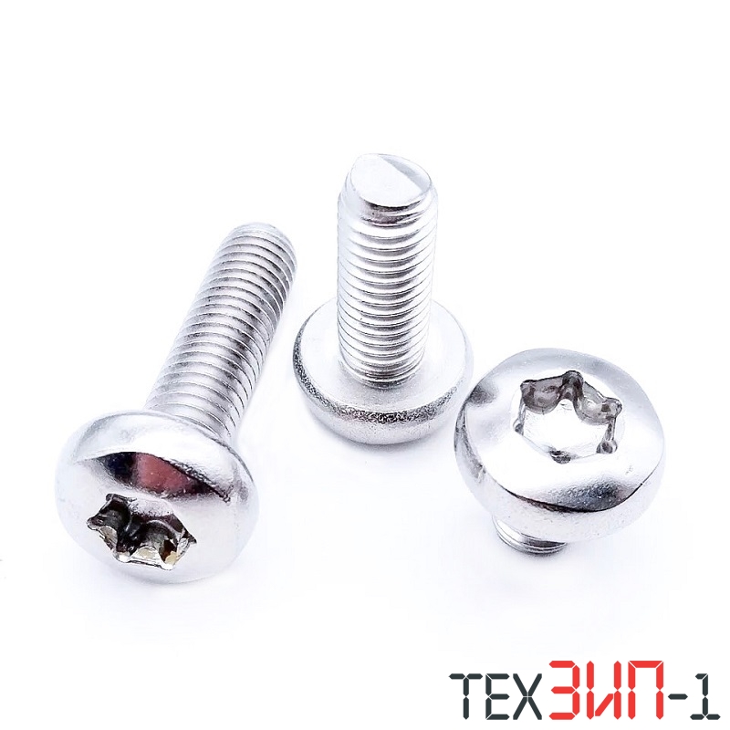 Винт М3х8мм с полуцилиндрической головкой Torx шлицем